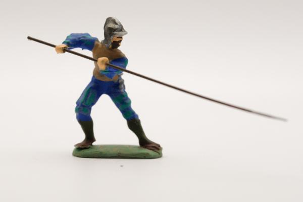 Landsknecht defensive with French helmet